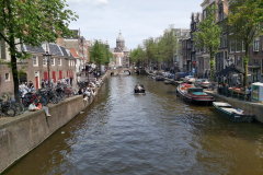 Kanal i centrala Amsterdam.