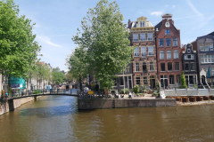Kanal Brouwersgracht möter kanal Herengracht, Amsterdam.