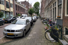 Bostadsområde i östra Amsterdam.
