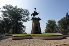 Santiago de los Caballeros med Volcán de Agua i bakgrunden, Antigua.