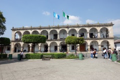 Palacio del Ayuntamiento, Parque Central, Antigua.