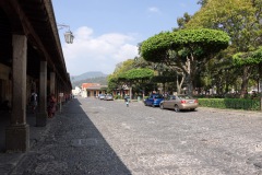 5a Avenida Norte längs västra sidan av Parque Central, Antigua.