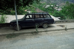 Gatuscen i Alaverdi, Armenien.