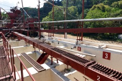 Fack för bönor av olika sort och/eller olika kunder, El Carmen Estate, Concepción de Ataco.