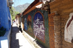Gränd i San Marcos La Laguna, Lake Atitlán.
