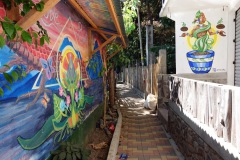 Gränd i San Marcos La Laguna, Lake Atitlán.