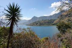 Sjöutsikten från Reserva Natural Cerro Tzankujil, San Marcos La Laguna, Lake Atitlán.