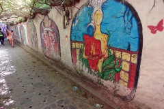 Gränd i San Marcos La Laguna, Lake Atitlán.