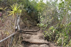 Leden upp till Indian Nose, Lake Atitlán.