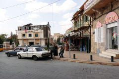 Gatuscen i staden Baalbek.