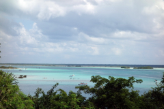 Laguna Bacalar med sina magiska färger, Bacalar.