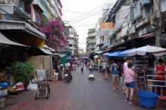 Gatuscen i Chinatown, Bangkok.