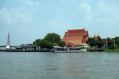 På båten över till Koh Kret, Chao Praya river, Nonthaburi