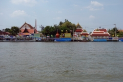 På båten över till Koh Kret, Chao Praya river, Nonthaburi