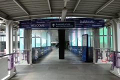 På väg till MahaNakhon via skytrain station Chong Nonsi, Bangkok.