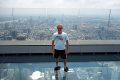 Stefan på skywalken , MahaNakhon , Bangkok.