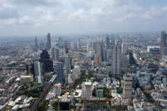 Fantastiska Bangkok från toppen av MahaNakhon.