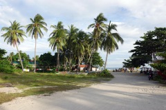 Vägen ner till Sugar Beach, Santa Fe, Bantayan, Cebu.