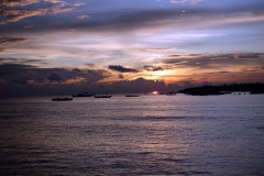 Solnedgång Kota Beach, Santa Fe, Bantayan, Cebu.