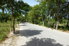 Promenaden i riktning mot Paradise/Sandira Beach, Bantayan, Cebu.