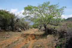 Camino Real mellan Barichara och Guane.