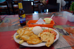 Restaurang El Cabro Patiamarillo, Barichara.