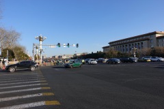Boulevard nära Himmelska fridens torg, Beijing.