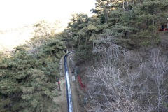 Del av toboggan-banan, Mutianyu Great Wall.
