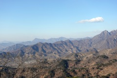 Den fantastiska naturen i omgivningarna, Mutianyu Great Wall.