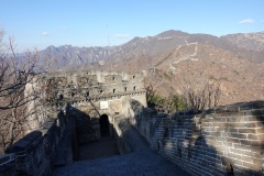 Torn längs kinesiska muren, Mutianyu Great Wall.