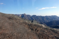 Utsikten från andra linbanan, Mutianyu Great Wall.