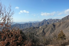 Den fantastiska naturen i omgivningarna, Mutianyu Great Wall.