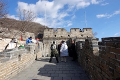 Ett av många torn längs denna del av muren, Mutianyu Great Wall.