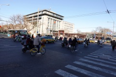 Vältrafikerad korsning i centrala Beijing.