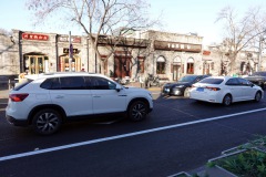 Gatuscen längs gatan där jag bor, Beijing.