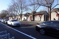 Gatuscen längs gatan där jag bor, Beijing.