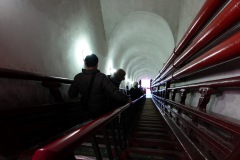 Trappa som leder upp i tornet, Drum Tower, Beijing.