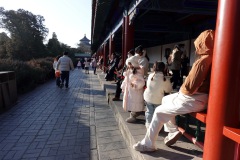 The long corridor, Temple of Heaven Park, Beijing.