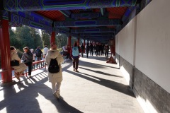 The long corridor, Temple of Heaven Park, Beijing.