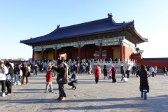 En jordisk byggnad byggnad (i och med att den är fyrkantig), Temple of Heaven Park, Beijing.
