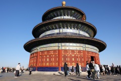 Hall of Prayer for Good Harvests, Temple of Heaven Park, Beijing.