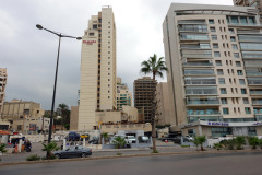 Ramada Plaza by Wyndham till vänster i bild, General De Gaulle, Beirut.