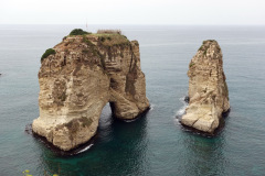 Pigeon Rocks, Beirut.