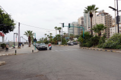 Början av den västra delen av Beirut Corniche, Beirut.