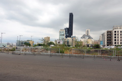 Skyline sedd från Martyr's Square, downtown Beirut.