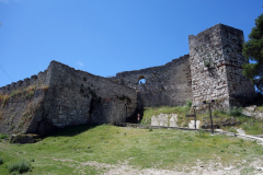 Huvudentrén till Berat Castle, Berat.