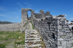 Del av slottsmuren, Berat Castle, Berat.