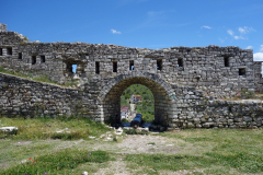 Del av slottsmuren, Berat Castle, Berat.