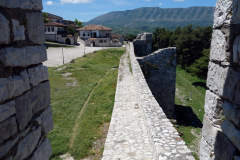 Del av slottsmuren, Berat Castle, Berat.