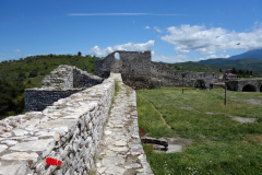 Del av slottsmuren, Berat Castle, Berat.